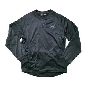 Under Armour ColdGear Pullover Men’s Medium Black Long Sleeves Loose Fit